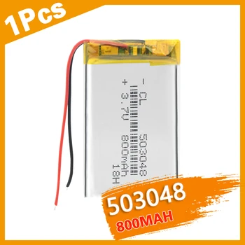 3.7V 800mAh 503048 lithium polymer Battery Rechargeable Li-ion Cell With PCB for MP3 MP4 Bluetooth GPS Wireless Stereo Headset
3.7V 800mAh 503048 lithium polymer Battery Rechargeable Li-ion Cell With PCB for MP3 MP4 Bluetooth GPS Wireless Stereo Headset