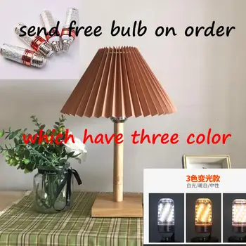 Free bulb Japanese solid wood square base solid color table Lamp for bedroom household decoration table lamp for living room 
Free bulb Japanese solid wood square base solid color table Lamp for bedroom household decoration table lamp for living room