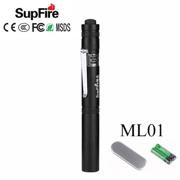 Supfire Medical Flashlight Handy Pen Light ML01 Mini Nursing Inspection LED Torch Professional 2*AAA Battery for Nitecore Sofirn
Supfire Medical Flashlight Handy Pen Light ML01 Mini Nursing Inspection LED Torch Professional 2*AAA Battery for Nitecore Sofirn