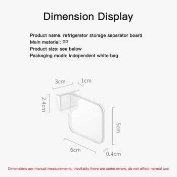 4PCS Refrigerator Kithchen Shelves Eco-friendly Plastic Partition Board Refrigerator Storage Holder Kitchen Accessories Dropship
4PCS Refrigerator Kithchen Shelves Eco-friendly Plastic Partition Board Refrigerator Storage Holder Kitchen Accessories Dropship
