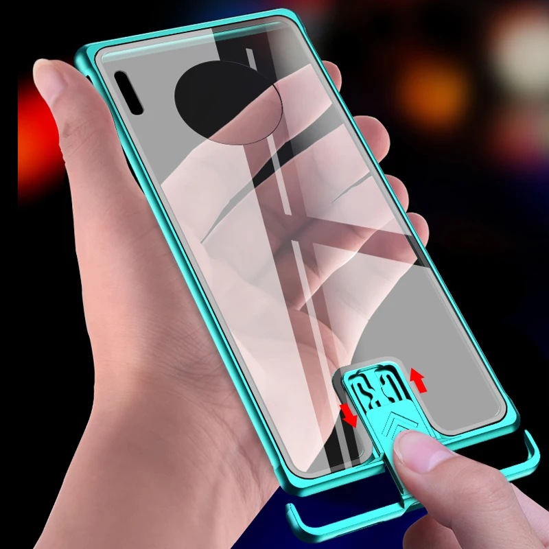 Чехол Huawei Mate 30 Pro с защитой от царапин 9H прозрачное закаленное стекло и