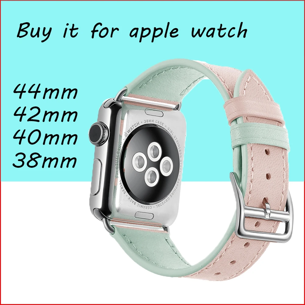 Leather strap For Apple Watch strap Apple watch 5 4 3 2 1 44mm 40mm iwatch band 38mm 42mm Leather watchband belt bracelet
Leather strap For Apple Watch strap Apple watch 5 4 3 2 1 44mm 40mm iwatch band 38mm 42mm Leather watchband belt bracelet