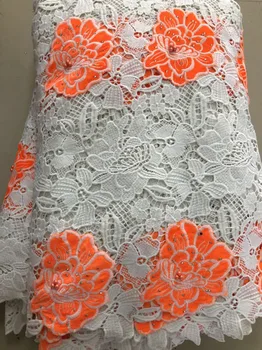 orange African Cord Lace Fabric Milk Silk Water Soluble Dress Lace Stones 2020 High Quality Nigerian Guipure Lace Fabric ELL3885
orange African Cord Lace Fabric Milk Silk Water Soluble Dress Lace Stones 2020 High Quality Nigerian Guipure Lace Fabric ELL3885