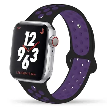 KeBitt Replacement Sport Band for Apple Watch 38mm 40mm 42mm 44mm, Silicone Strap Wristband Compatible with iWatch Series 5/4
KeBitt Replacement Sport Band for Apple Watch 38mm 40mm 42mm 44mm, Silicone Strap Wristband Compatible with iWatch Series 5/4