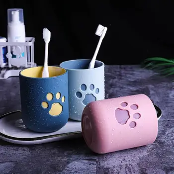 Cartoon Cat Claw Portable Washing Cup Plastic Toothbrush Holder Tooth Brush Storage Organizer Toothbrush Cup Bathroom Gadgets
Cartoon Cat Claw Portable Washing Cup Plastic Toothbrush Holder Tooth Brush Storage Organizer Toothbrush Cup Bathroom Gadgets