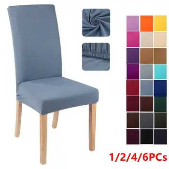 1/2/4/6Pcs Solid Color Chair Cover Stretch Spandex Elastic Slipcovers Chair Covers For Dining Room Kitchen Wedding Banquet Hotel
1/2/4/6Pcs Solid Color Chair Cover Stretch Spandex Elastic Slipcovers Chair Covers For Dining Room Kitchen Wedding Banquet Hotel