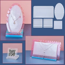 Jewelry Stand Epoxy Resin Mold rectangle/Square/oval Shaped Earring Necklace Display Stand Silicone Mold Home Decoration Gift 
Jewelry Stand Epoxy Resin Mold rectangle/Square/oval Shaped Earring Necklace Display Stand Silicone Mold Home Decoration Gift