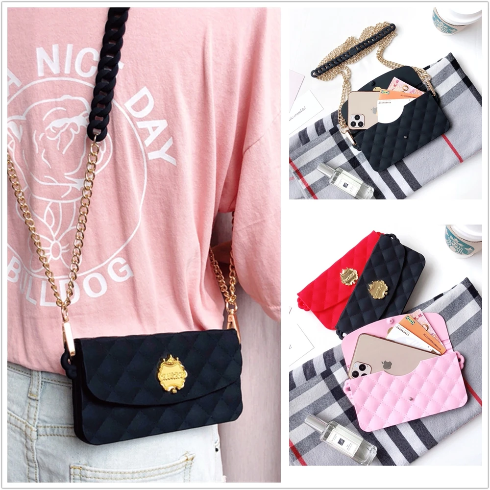 Universal Phone case Long chain crossbody bag For iPhone 11 Pro Xs max XR 8 7 6S Portable Multifunction shoulder Wallet Handbag 
Universal Phone case Long chain crossbody bag For iPhone 11 Pro Xs max XR 8 7 6S Portable Multifunction shoulder Wallet Handbag