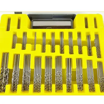 150pc/Set Mini Micro Power Spiral Drill Bit Kit High Speed Steel Auger 0.4-3.2mm New Blow Molding Box, Beautiful And Easy
150pc/Set Mini Micro Power Spiral Drill Bit Kit High Speed Steel Auger 0.4-3.2mm New Blow Molding Box, Beautiful And Easy