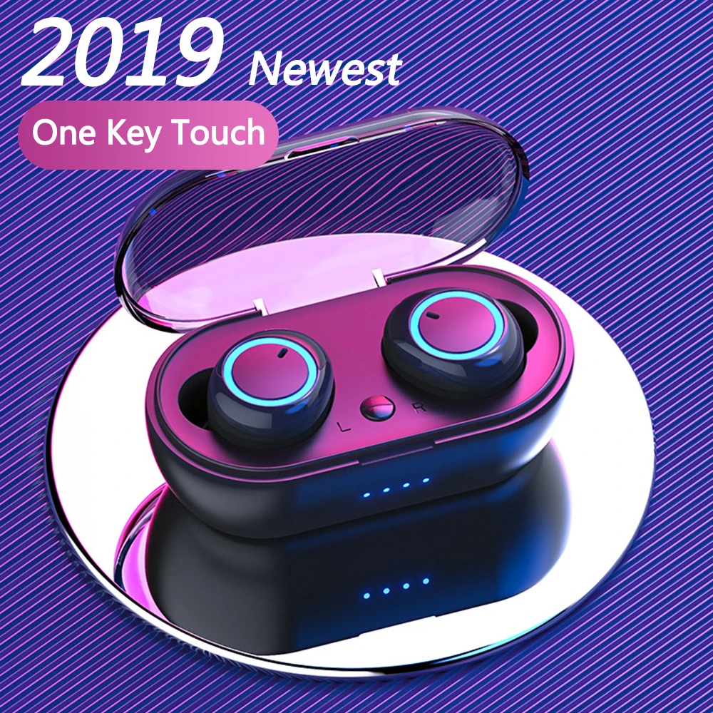 Bluetooth 5.0 True Wireless Earbuds Waterproof Touch Control Wireless Earbuds With Microphone Ear Buds Bluetooth HiFi Stereo
Bluetooth 5.0 True Wireless Earbuds Waterproof Touch Control Wireless Earbuds With Microphone Ear Buds Bluetooth HiFi Stereo