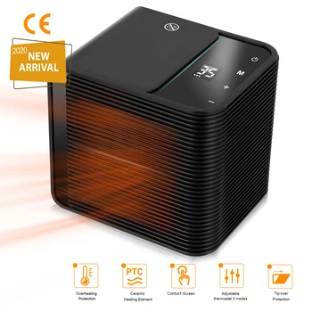 Portable Space Heater Electric Ceramic Heaters 3 Modes Timer Off Contact Screen Personal Heaters for Office Home Tabletop Use
Portable Space Heater Electric Ceramic Heaters 3 Modes Timer Off Contact Screen Personal Heaters for Office Home Tabletop Use