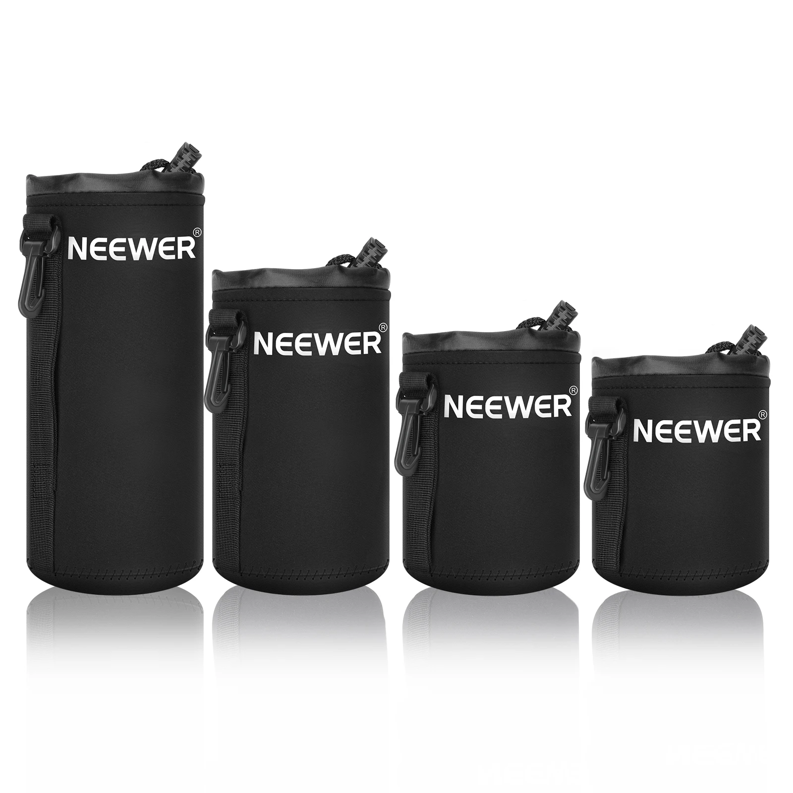 Чехол для объектива Neewer 4-Pack сумка с толстым защитным Неопреном DSLR Canon Nikon Olympus