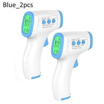 2 pcs Infrared Digital Non-Contact Accurate Instant Readings Forehead Thermometer with LCD Display for Adults Kids Baby
2 pcs Infrared Digital Non-Contact Accurate Instant Readings Forehead Thermometer with LCD Display for Adults Kids Baby