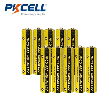 PKCELL 10pcs NI-CD 1.2v AAA 400mAH Rechargeable batteries NICD Batteria Nickel cadmium for grass cutter
PKCELL 10pcs NI-CD 1.2v AAA 400mAH Rechargeable batteries NICD Batteria Nickel cadmium for grass cutter