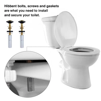 2pcs Accessories Double Gaskets Toilet Tank To Bowl Bolt Kit Repair Extra Long Nuts Bathroom Hardware Solid Brass Heavy Duty
2pcs Accessories Double Gaskets Toilet Tank To Bowl Bolt Kit Repair Extra Long Nuts Bathroom Hardware Solid Brass Heavy Duty