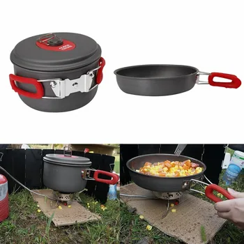 Hot sale 7set Portable Camping Pot Pan Kettle Set Aluminum Alloy Outdoor Tableware Cookware Cooking Tool for Picnic BBQ
Hot sale 7set Portable Camping Pot Pan Kettle Set Aluminum Alloy Outdoor Tableware Cookware Cooking Tool for Picnic BBQ