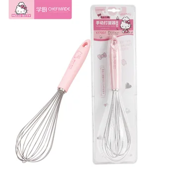 Hello Kitty Kitchen 304 Stainless Steel Cream Mixer Manual Egg Beater Pink Kawaii Blender Kitchen Aid Accessories Baking Tools
Hello Kitty Kitchen 304 Stainless Steel Cream Mixer Manual Egg Beater Pink Kawaii Blender Kitchen Aid Accessories Baking Tools