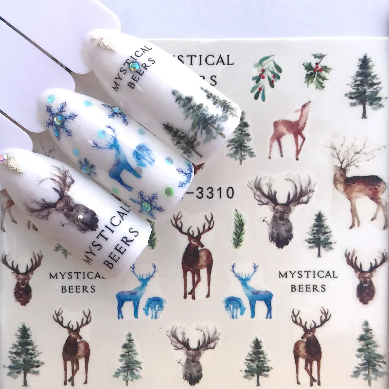 1 Sheet Christmas Series Designs Nail Art Water Transfer Stickers DIY Nail Decoration Decal 2019 New Year Gift
1 Sheet Christmas Series Designs Nail Art Water Transfer Stickers DIY Nail Decoration Decal 2019 New Year Gift