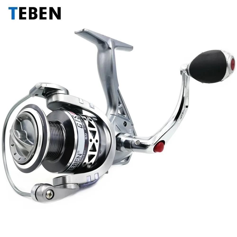 Teben 12BB Ratio 5.2:1 Carp Spinning Reel 2000 4000 5000 Max Drag 9Kg Metal Handle Saltwater Bass Spinning Reel
Teben 12BB Ratio 5.2:1 Carp Spinning Reel 2000 4000 5000 Max Drag 9Kg Metal Handle Saltwater Bass Spinning Reel