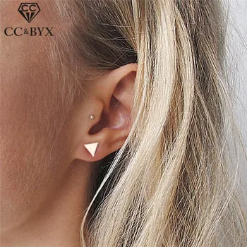 CC 100% S925 Sterling Silver Earrings For Women OL Style Simple Design Triangle Shape Fashion Jewelry Bijoux Femme CCE515 
CC 100% S925 Sterling Silver Earrings For Women OL Style Simple Design Triangle Shape Fashion Jewelry Bijoux Femme CCE515