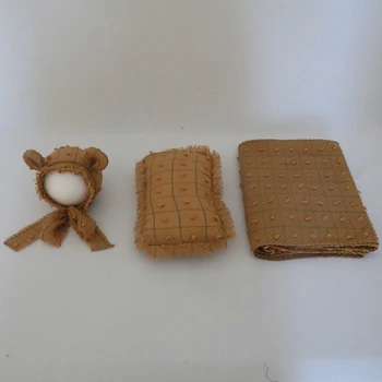 Teddy Bear Hat Wrap and Pillow Set Newborn Photography Props Dots Photo Set Baby Posing Pillow Basket Stuffer Photo props
Teddy Bear Hat Wrap and Pillow Set Newborn Photography Props Dots Photo Set Baby Posing Pillow Basket Stuffer Photo props