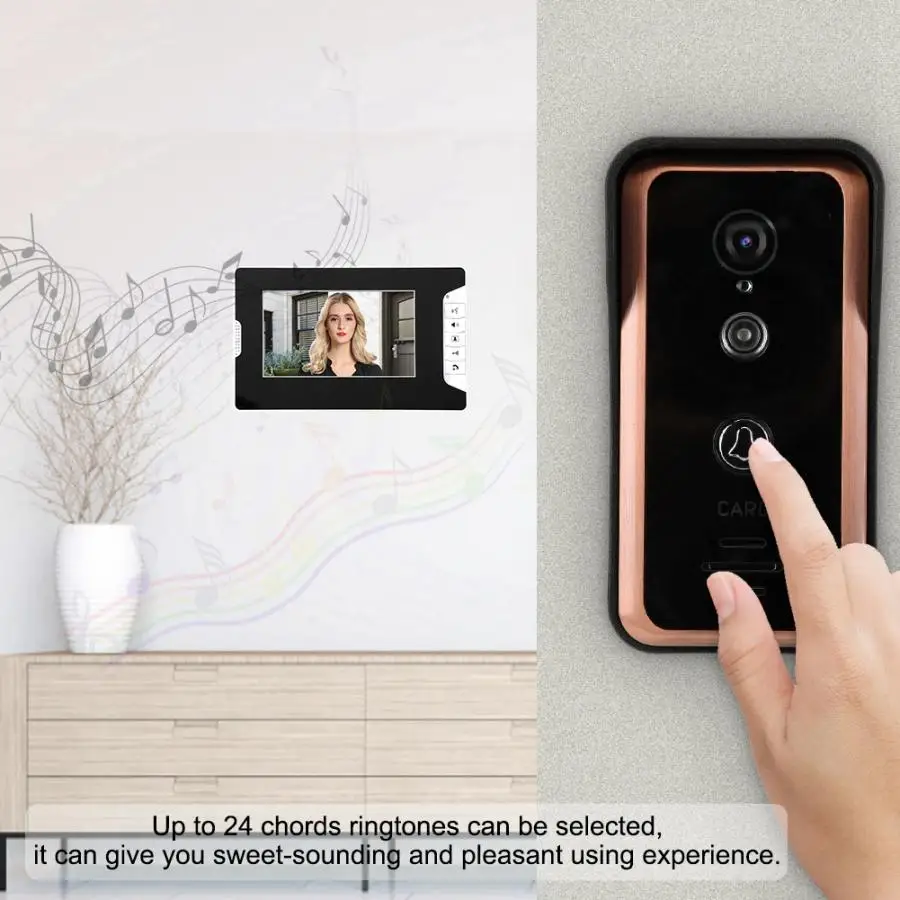1V2 7-inch Access Control System Intercome with Electronic Lock Open Door Button 100-240V doorbell door phone
1V2 7-inch Access Control System Intercome with Electronic Lock Open Door Button 100-240V doorbell door phone