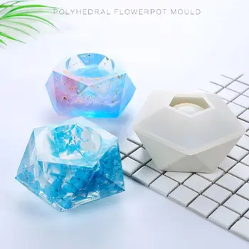 Silicone Mold Hexagonal Flowerpot Geometric Handmade DIY Epoxy Resin Crafts Flower Base Molds 3D Storage Decoration
Silicone Mold Hexagonal Flowerpot Geometric Handmade DIY Epoxy Resin Crafts Flower Base Molds 3D Storage Decoration