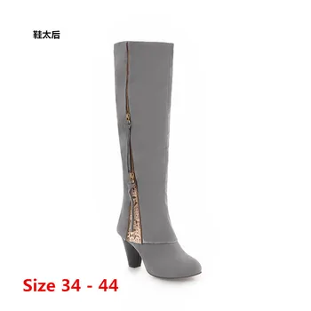 High Heel Women Knee High Boots Sexy High Heels Autumn Woman Shoes Winter Women Long Boots Big Size 34 - 44
High Heel Women Knee High Boots Sexy High Heels Autumn Woman Shoes Winter Women Long Boots Big Size 34 - 44