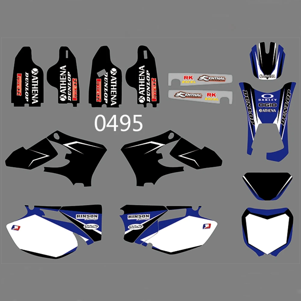 For YAMAHA WR250F WR450F 2005 2006 Graphics Decals Stickers Custom Number Name 3M Full Motorcycle Backgrounds Accessories
For YAMAHA WR250F WR450F 2005 2006 Graphics Decals Stickers Custom Number Name 3M Full Motorcycle Backgrounds Accessories