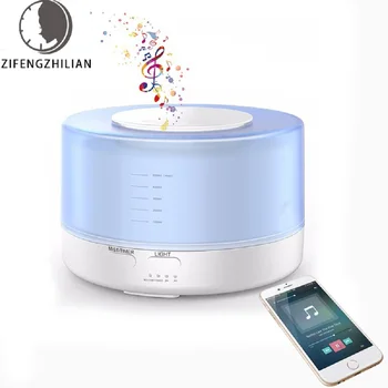 ZIFENGZHILIAN 500ml Bluetooth Essential Oil Diffuser Cool Mist Air humidifiers Color LED Lights Changing
ZIFENGZHILIAN 500ml Bluetooth Essential Oil Diffuser Cool Mist Air humidifiers Color LED Lights Changing