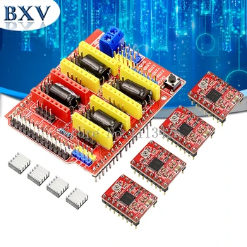 cnc shield v3 engraving machine / 3D Printer / + 4PCS/LOT A4988 driver expansion board for Arduino NEW
cnc shield v3 engraving machine / 3D Printer / + 4PCS/LOT A4988 driver expansion board for Arduino NEW
