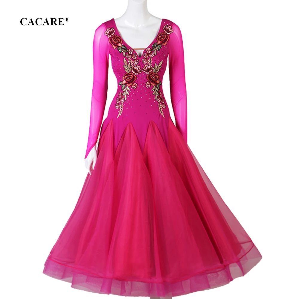 CACARE NEW Ballroom Dance Competition Dresses Tango Waltz Dress Flamenco Standard Dance Dresses D0719 Big Sheer Hem
CACARE NEW Ballroom Dance Competition Dresses Tango Waltz Dress Flamenco Standard Dance Dresses D0719 Big Sheer Hem