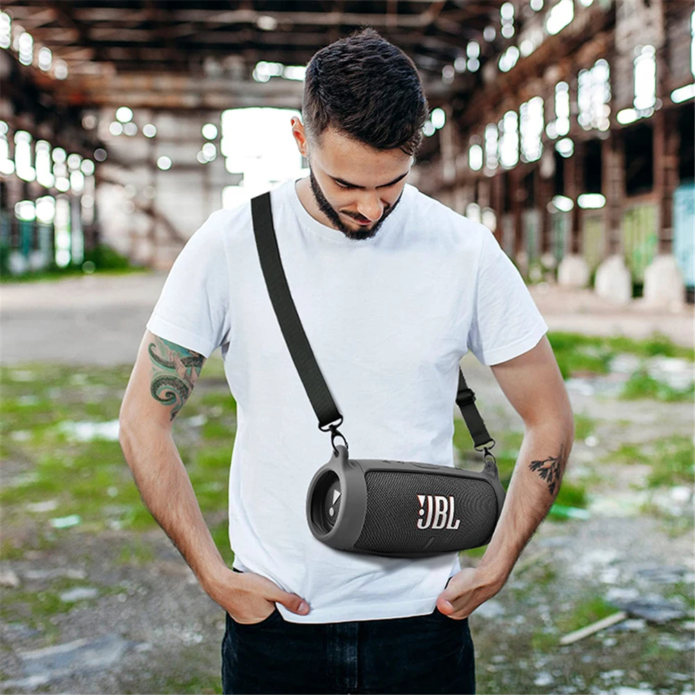 Силиконовый чехол для JBL Charge 5 с Bluetooth-динамиком дорожный защитный плечевым ремнем