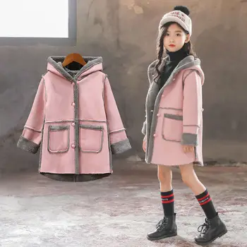 Children's Clothing Girls Coat 2020 New Children's Autumn and Winter Korean Casual Fashion Princess Students Woolen Coat Tide 
Children's Clothing Girls Coat 2020 New Children's Autumn and Winter Korean Casual Fashion Princess Students Woolen Coat Tide