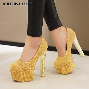 Karinluna New Arrivals Plus Size 48 Sexy Extreme High Heels Platform Party Prom Pumps women's Shoes Woman
Karinluna New Arrivals Plus Size 48 Sexy Extreme High Heels Platform Party Prom Pumps women's Shoes Woman