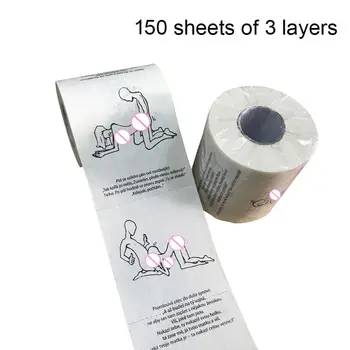Pretty Comy Toilet Paper Rolls Pack Printed Roll Fun Creative Paper Towels 10 * 10CM Each, 150 Sheets 3 Layers
Pretty Comy Toilet Paper Rolls Pack Printed Roll Fun Creative Paper Towels 10 * 10CM Each, 150 Sheets 3 Layers
