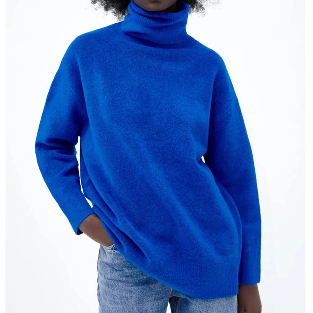 2021 Fall Winter Women Knitted Oversize Sweaters Turtleneck Collar Long Sleeve Loose Warm Pullover Tops Casual Jumper Clothes
2021 Fall Winter Women Knitted Oversize Sweaters Turtleneck Collar Long Sleeve Loose Warm Pullover Tops Casual Jumper Clothes