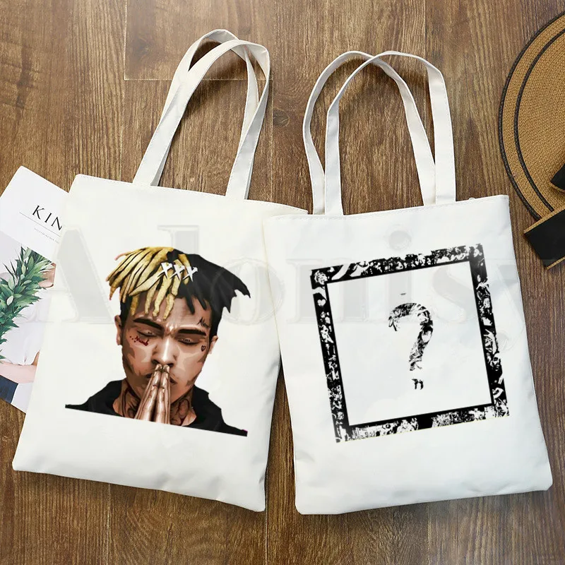 Xxxtentacion Hip Hop Rapper Hip Hop Hipster Graphic Cartoon Print Shopping Bags Girls Fashion Casual Pacakge Hand Bag
Xxxtentacion Hip Hop Rapper Hip Hop Hipster Graphic Cartoon Print Shopping Bags Girls Fashion Casual Pacakge Hand Bag