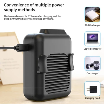 Fan USB Cooling Personal Hands-Free Waist Fans Wearable Clip On Fan For Job Site Work Site Farm Mine Dock Freight Yard Portable
Fan USB Cooling Personal Hands-Free Waist Fans Wearable Clip On Fan For Job Site Work Site Farm Mine Dock Freight Yard Portable