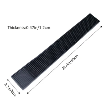 PVC Thickened Coaster Bar Mat Non-slip Water-proof Placemat Bar Rubber Mat Rectangular Mat Beer Whiskey Waterproof Mat Bar Acces
PVC Thickened Coaster Bar Mat Non-slip Water-proof Placemat Bar Rubber Mat Rectangular Mat Beer Whiskey Waterproof Mat Bar Acces