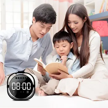 Alarm Clock FM Radio Mini Portable Wireless Speaker Mirror Display Noise Reduction Subwoofer Stereo Speaker
Alarm Clock FM Radio Mini Portable Wireless Speaker Mirror Display Noise Reduction Subwoofer Stereo Speaker