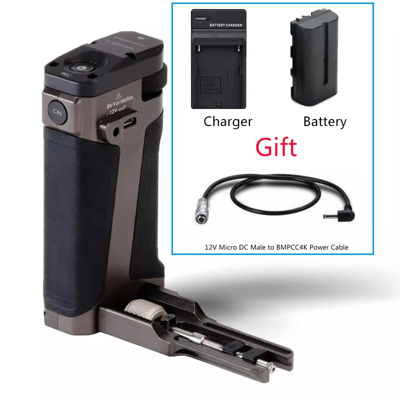 Tilta Side Focus Handle with 8V Micro-USB power output and 12V DC output for BMPCC 4k Camera Cage for F550 F570 Battery
Tilta Side Focus Handle with 8V Micro-USB power output and 12V DC output for BMPCC 4k Camera Cage for F550 F570 Battery