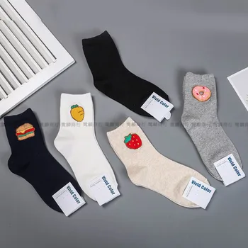 Long Socks Women Carrot Cotton Hamburger Woman Sock Happy Solid Color Standard Sox High Quality Ladies Autumn Trendy Lady Meias
Long Socks Women Carrot Cotton Hamburger Woman Sock Happy Solid Color Standard Sox High Quality Ladies Autumn Trendy Lady Meias