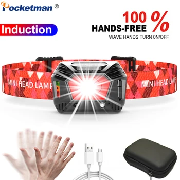 Super Bright Induction Head Light Body Motion Sensor Headlamp USB Rechargeable Headlight Camping Hunting Head Lamp
Super Bright Induction Head Light Body Motion Sensor Headlamp USB Rechargeable Headlight Camping Hunting Head Lamp