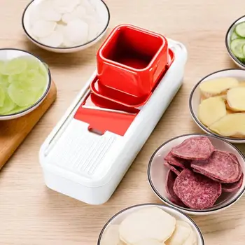 Multi-functional Vegetable Fruit Slicer Manual Carrot Chopper Potato Peeler Stainless Steel Blades Kitchen Supplies
Multi-functional Vegetable Fruit Slicer Manual Carrot Chopper Potato Peeler Stainless Steel Blades Kitchen Supplies