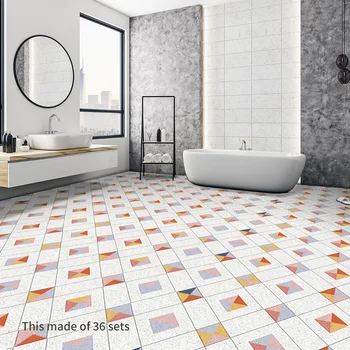 Bathroom floor stickers antique wear-resistant Waterproof PVC geometric glue-free self-adhesive floor pasting tile sticker decor
Bathroom floor stickers antique wear-resistant Waterproof PVC geometric glue-free self-adhesive floor pasting tile sticker decor