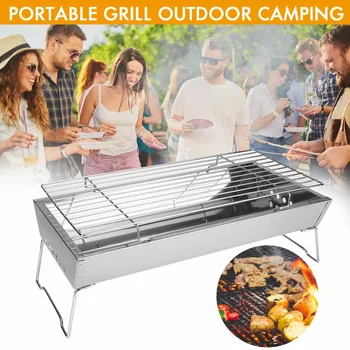 45x24x7.5cm Mini Pocket BBQ Grill Portable Stainless Steel BBQ Grill Folding BBQ Grill Barbecue Accessories for Home Park Use
45x24x7.5cm Mini Pocket BBQ Grill Portable Stainless Steel BBQ Grill Folding BBQ Grill Barbecue Accessories for Home Park Use