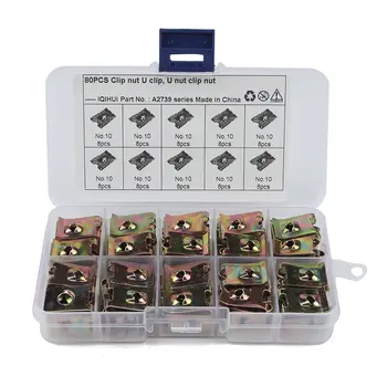80pcs U-shaped Reed Nut Clip Nut is Suitable for Car Vehicle Interior Decoration Board #10 Girds Fixment Tool
80pcs U-shaped Reed Nut Clip Nut is Suitable for Car Vehicle Interior Decoration Board #10 Girds Fixment Tool