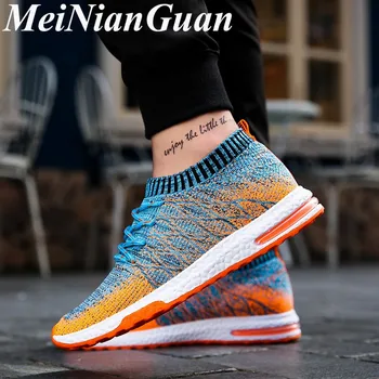 Big Size Sneakers for Men Sock Shoes Mesh Breathable Sneakers Comfort Soft Mens Shoes Casual Fashion Men's Tennis Trainers L3
Big Size Sneakers for Men Sock Shoes Mesh Breathable Sneakers Comfort Soft Mens Shoes Casual Fashion Men's Tennis Trainers L3