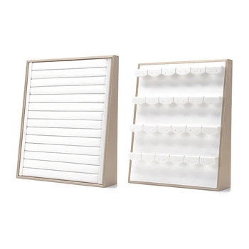 2x Jewelry Display Stand Pu Leather Jewelry Organization Display Hanging Jewelry Storage Box & Stud Earring
2x Jewelry Display Stand Pu Leather Jewelry Organization Display Hanging Jewelry Storage Box & Stud Earring